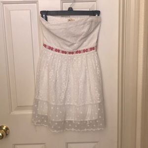 White hollister dress